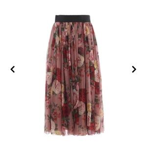 Dolce & Gabbana Multicolor Floral A-Line Skirt
